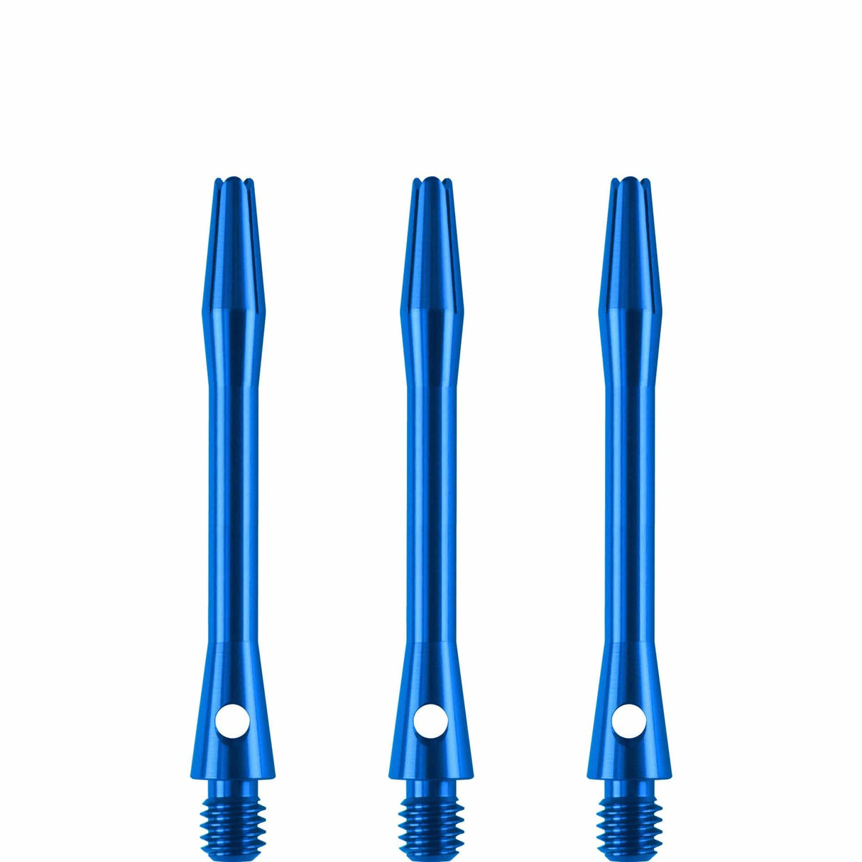 Designa Aluminium Shafts - Metal Dart Stems - Blue Tweenie