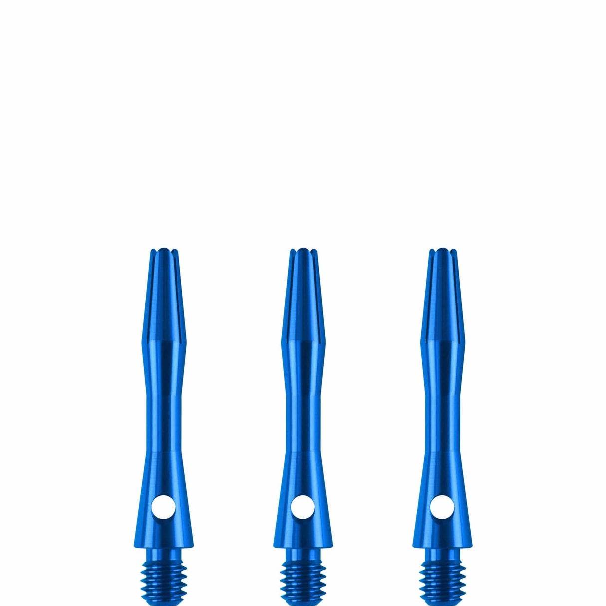 Designa Aluminium Shafts - Metal Dart Stems - Blue Extra Short