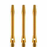 Designa Aluminium Shafts - Metal Dart Stems - Gold Medium