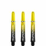 Harrows Supergrip Fusion Shafts - Dart Stems - Yellow Short