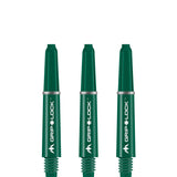 Mission GripLock Shafts - Dart Stems - Green Short