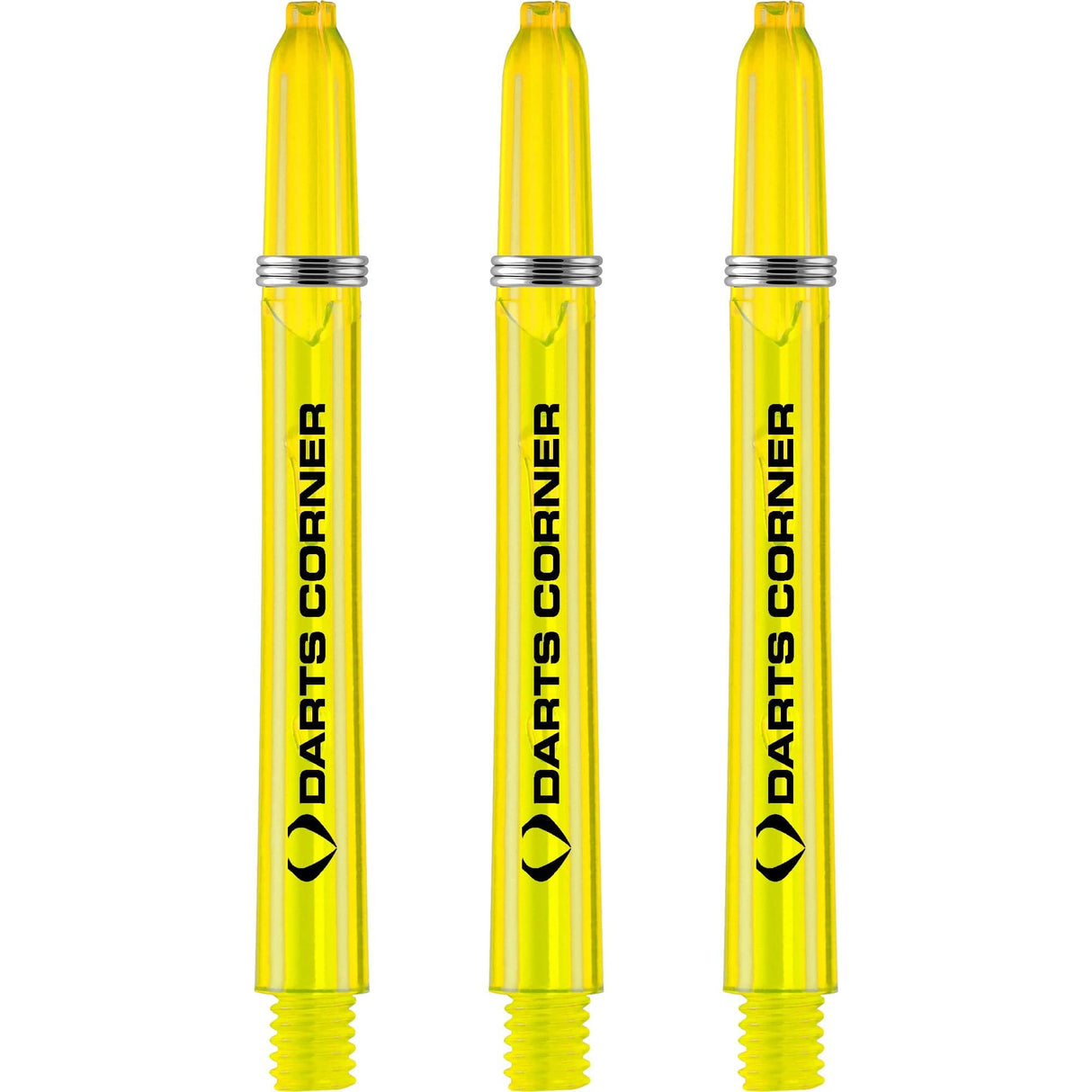 Darts Corner Polycarbonate Shafts - Dart Stems - Yellow Medium