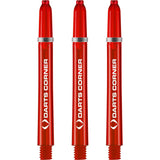 Darts Corner Polycarbonate Shafts - Dart Stems - Red Medium