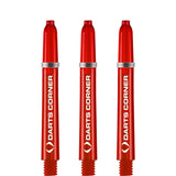 Darts Corner Polycarbonate Shafts - Dart Stems - Red Tweenie