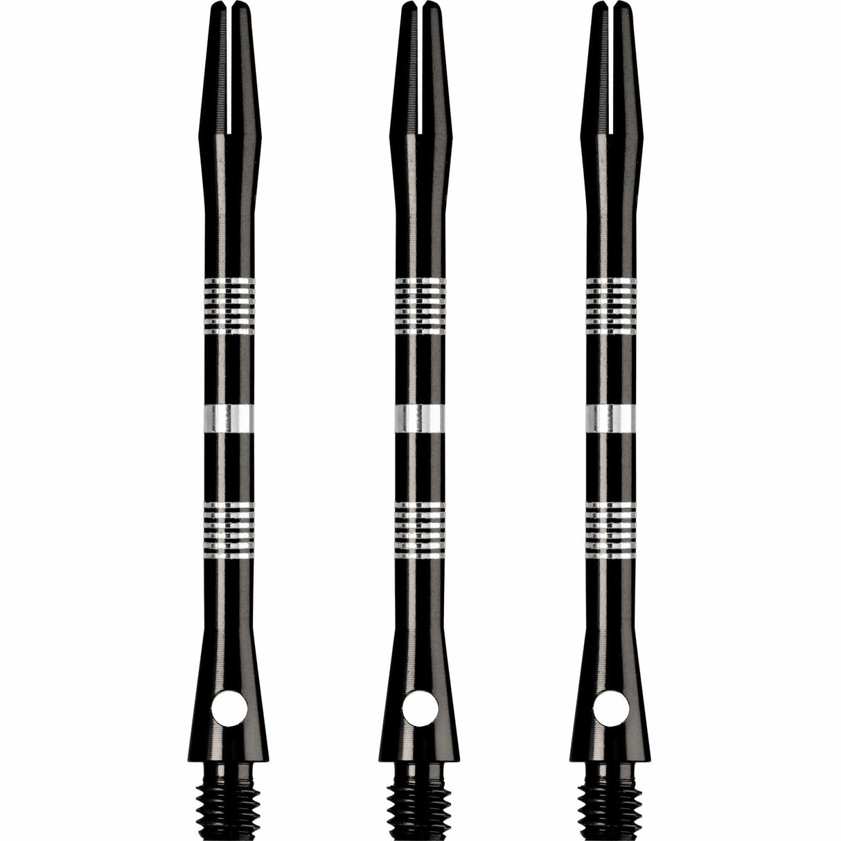 Designa Multiline Aluminium Shafts - Regrooved - Black Long