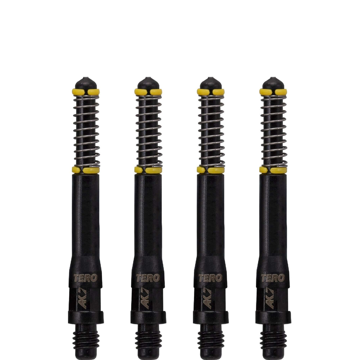 Cuesoul - Dart Shafts - Tero Flight System - AK7 - Standard - Set of 4 - Black Cuesoul 40mm