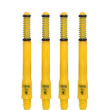 Cuesoul - Dart Shafts - Tero Flight System - AK7 - Standard - Set of 4 - Yellow Cuesoul 47mm