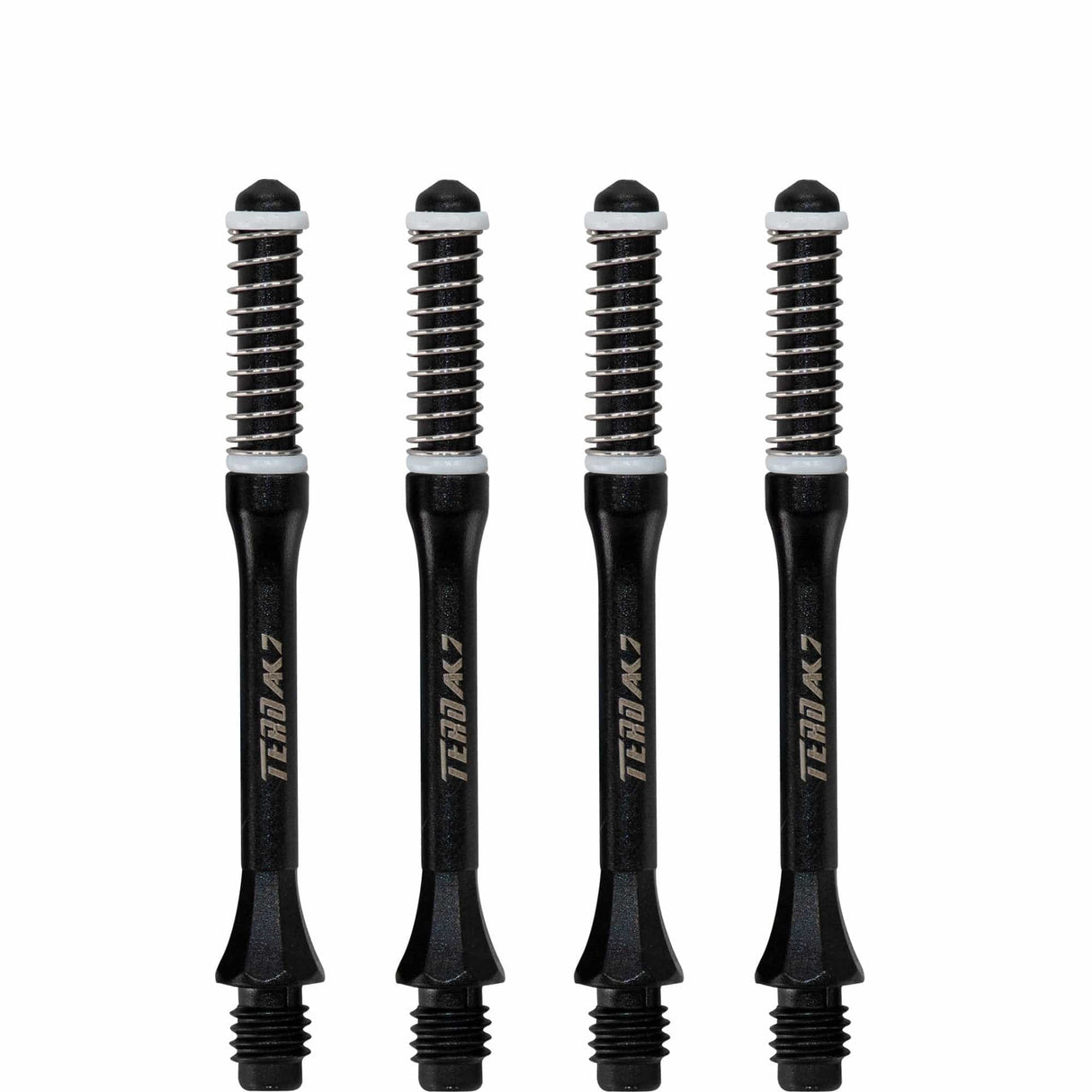 Cuesoul - Dart Shafts - Tero Flight System - AK7 - Slim - Set of 4 - Black Cuesoul 43.5mm