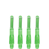 Cuesoul - Dart Shafts - Tero Flight System - AK7 - Gradient - Standard - Set of 4 - Lime Green Cuesoul 34mm