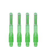 Cuesoul - Dart Shafts - Tero Flight System - AK7 - Gradient - Standard - Set of 4 - Lime Green Cuesoul 37mm