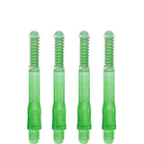 Cuesoul - Dart Shafts - Tero Flight System - AK7 - Gradient - Standard - Set of 4 - Lime Green Cuesoul 40mm