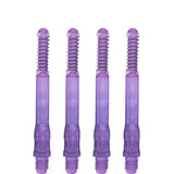 Cuesoul - Dart Shafts - Tero Flight System - AK7 - Gradient - Standard - Set of 4 - Purple Cuesoul 43.5mm