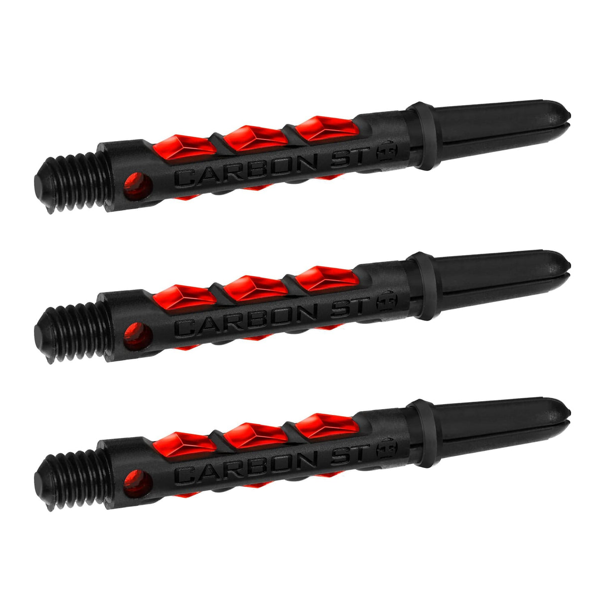 Harrows Carbon ST Shafts - Dart Stems - Black & Red