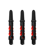 Harrows Carbon ST Shafts - Dart Stems - Black & Red Short