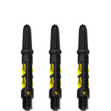 Harrows Carbon ST Shafts - Dart Stems - Black & Yellow Short