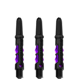 Harrows Carbon ST Shafts - Dart Stems - Black & Purple Short