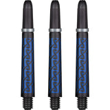 Shot Koi Carbon Dart Shafts - with Springs - Pakati Blue Medium