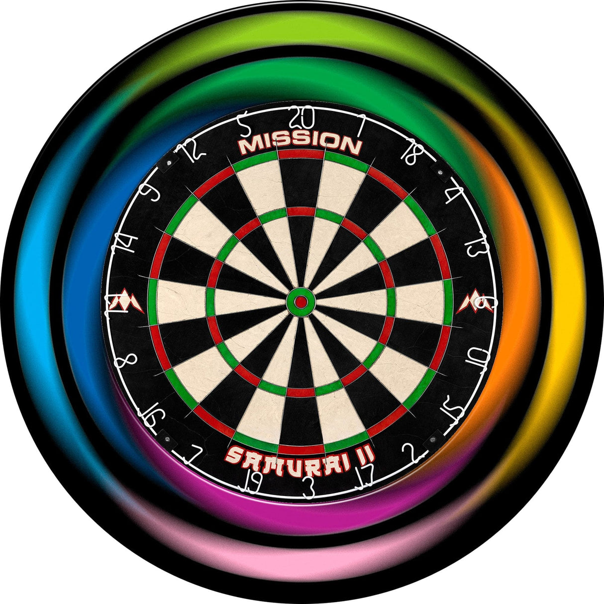 Designa Dartboard Surround - Design Collection - Heavy Duty - Rainbow