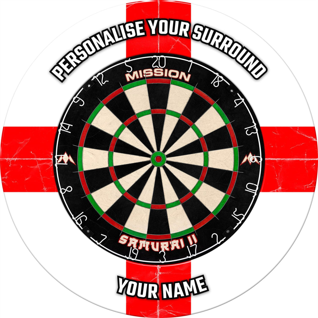 Designa Dartboard Surround - Design Collection - Heavy Duty - England