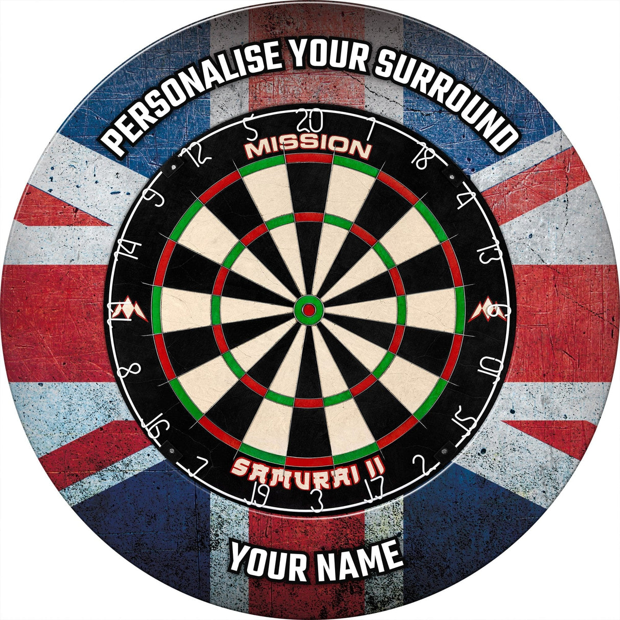 Designa Dartboard Surround - Design Collection - Heavy Duty - Union Jack