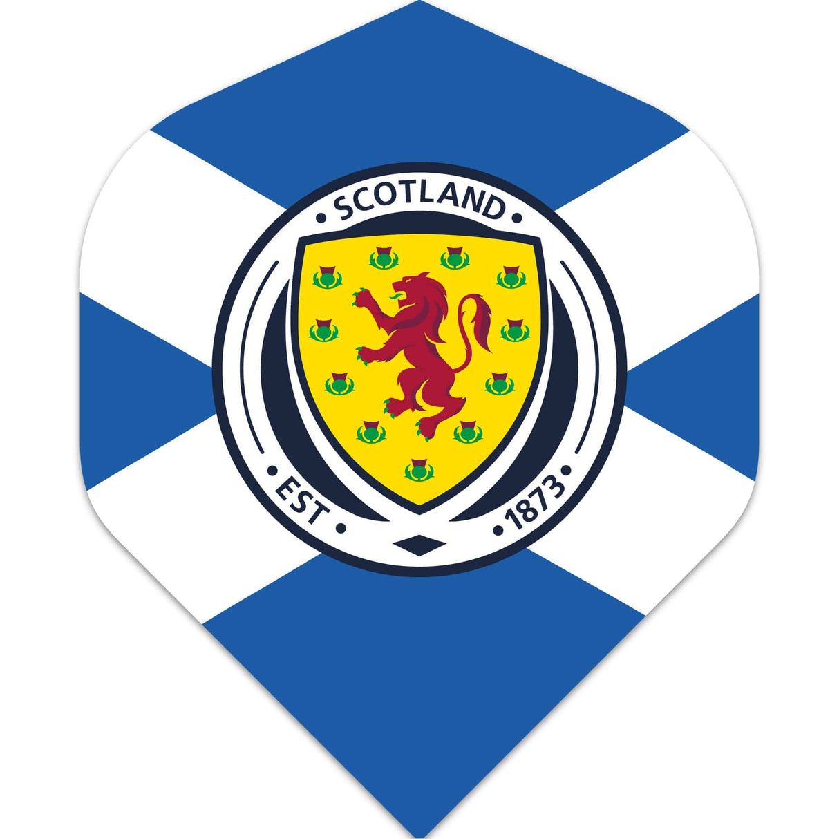 Scotland Football Dart Flights - St Andrew - 100 Micron - No2