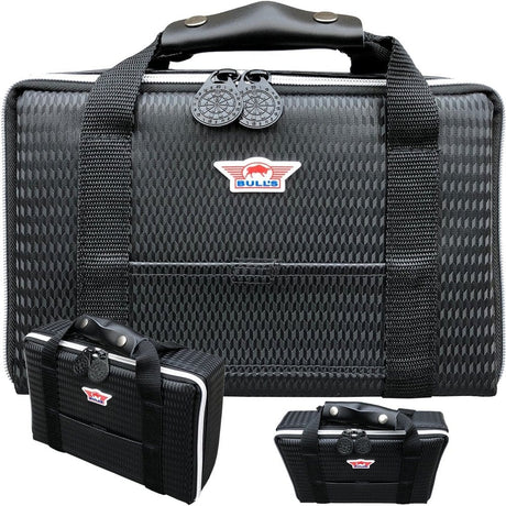 Bulls - Ubertas Case - Large Dart Case - Carbon Effect Black