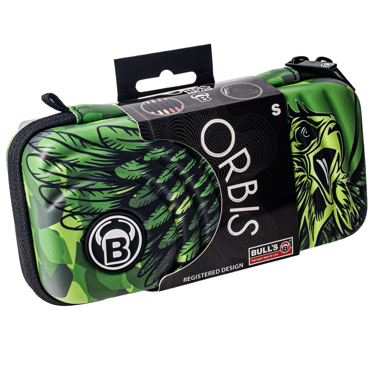 BULL'S Orbis Dart Case - Strong EVA Material - LE3 - S - Eagle Camoflage