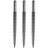 One80 Aztec Dart Points - Style B - Silver - Dot 36mm