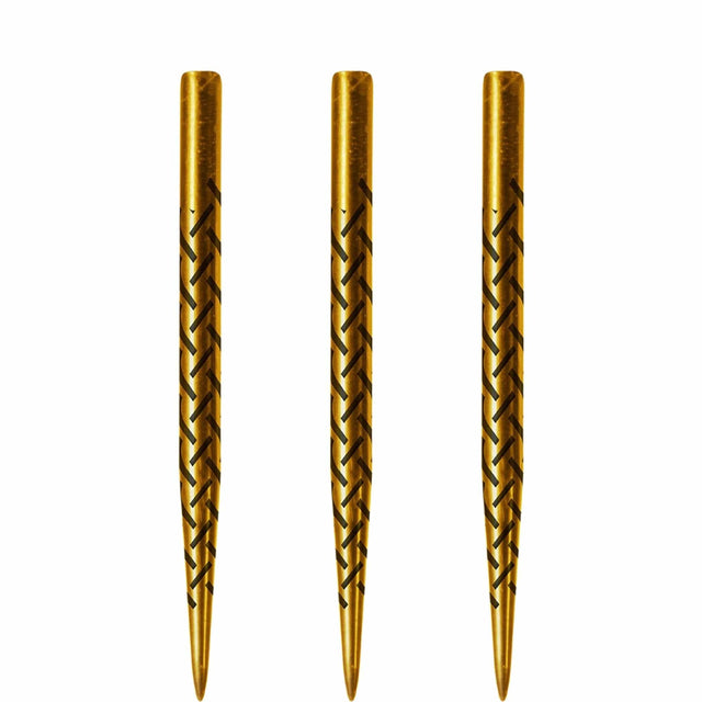 Shot Spare Dart Points - Warrior - 35mm - Cinder Grip - Gold