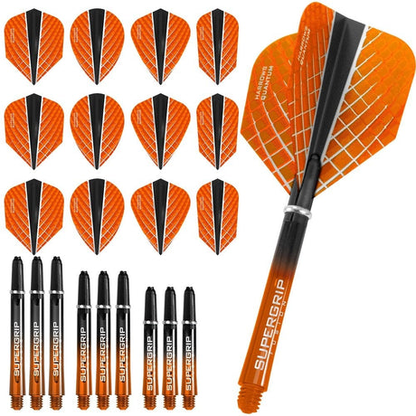 Harrows Quantum Fusion X - Flight & Shaft Combo Kit - Mixed - Orange