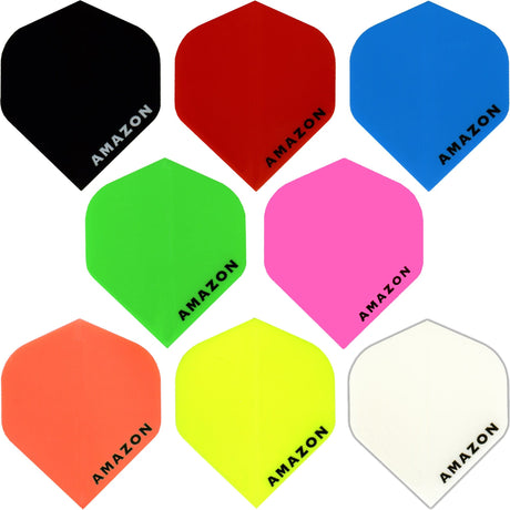 Amazon Dart Flights - Standard Shape - 100 Micron - Plain