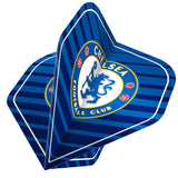 Chelsea Football Dart Flights - 100 Micron - No2 - Std - F2 - Stripe Logo