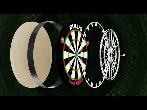 BULL'S Focus II Plus Dartboard - Professional